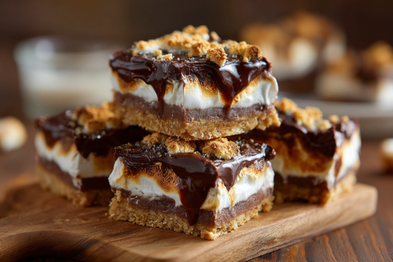 Gooey, Chocolatey, Toasted Marshmallow Bars That Taste Like Summer Campfire Memories