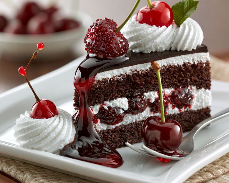 Black Forest Cake Recipe: Chocolate, Cherries, and Whipped Cream Perfection